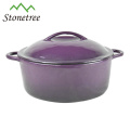 Pre-seasoned double handle cast iron cookware sets